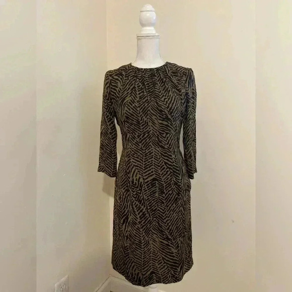 TORY BURCH DRESS Silk Printed Dress Size 4 - Picture 2 of 10